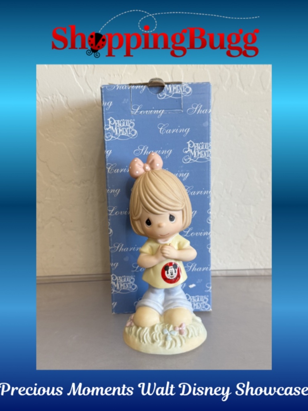 Precious Moments Walt Disney Showcase You're My Mouseketeer 4004157 (SB1624)